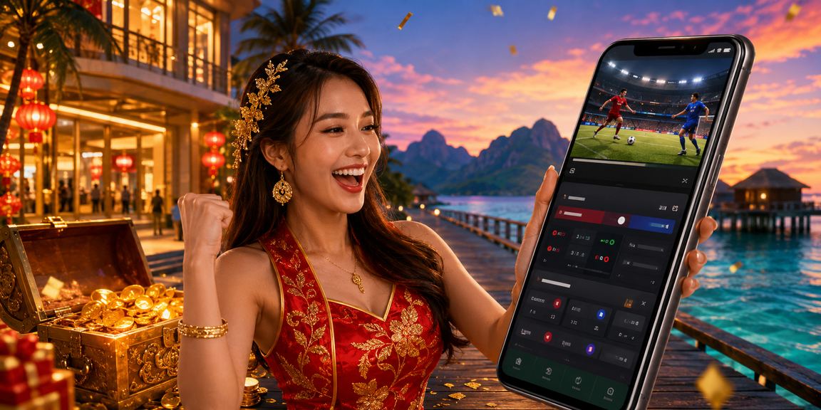 Pemain Sabah menggunakan aplikasi kasino dalam talian xv70 di telefon pintar